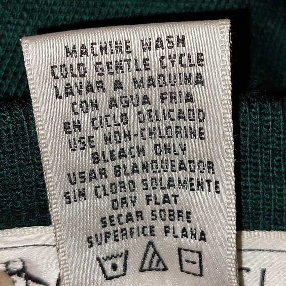 Grand Slam Men's V-Neck Golf Sweater Hunter Green Size M Vintage  80's N… - Picture 9 of 11